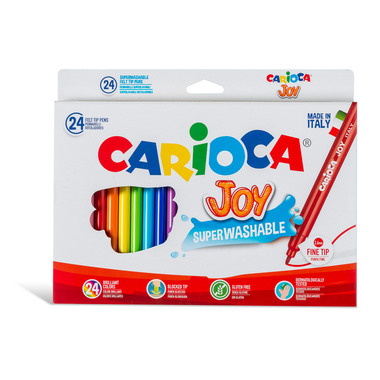 CARIOCA Fasermaler Joy 2,6mm 40615 24 Stück