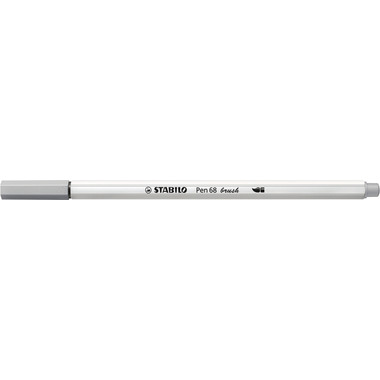 STABILO Stylo Fibre 68 brush 568/95 gris clair