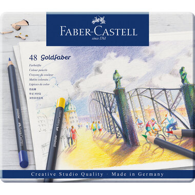 FABER-CASTELL Matita colorato Goldfaber 114748 48x