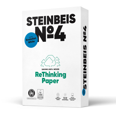 STEINBEIS Carta per copie No.4 A4 88334290 80g, recycling 500 fogli
