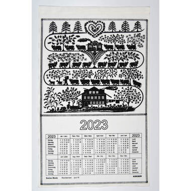 DOERIG Scherenschnitt, Reinleinen 19.2434 DE/FR, 40x70cm 2024