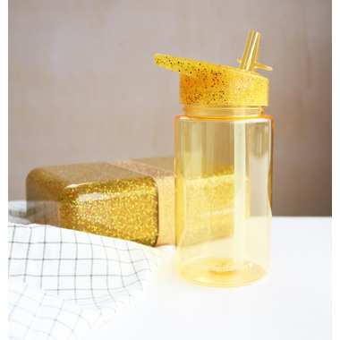 ALLC Trinkflasche Glitter DBGLGO30 gold 7.3x16.5x7.3cm