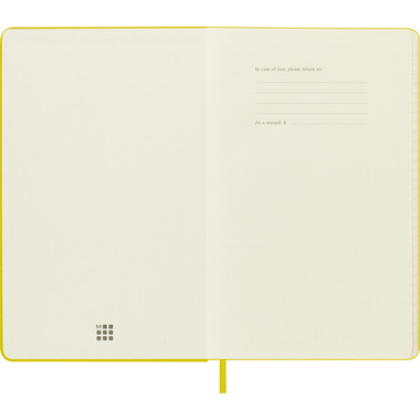 MOLESKINE Notizbuch Color 13x21cm 56598853049 gelb, liniert, 192 Blatt, HC