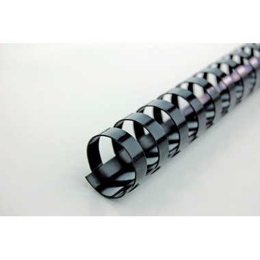 GBC Plastikbindrücken 6mm A4 4028173 schwarz, 21 Ringe 100 Stück