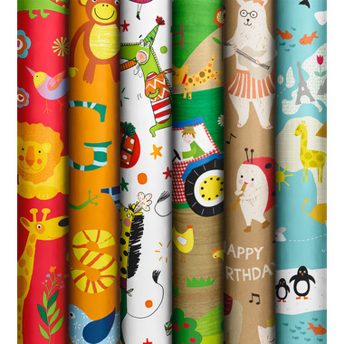 STEWO Carta da regalo Basic Kids 2528152398 colorato 70x200cm