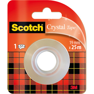 SCOTCH Rouleau Crystal 600 19mmx25m 6-1925R transparent