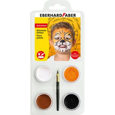 EBERHARD FABER Schminkset Tiger 579025 inkl. Pinsel