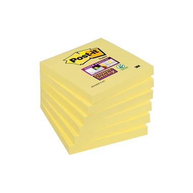 POST-IT SuperSticky Notes 76x76mm 654-6SSCY giallo 6x90 fogli