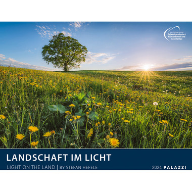 PALAZZI Landschaft im Licht 2024 400052 DE/E/FR, 60x50cm