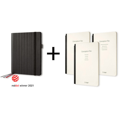 CONCEPTUM Business Organiser A5 CF131 Conceptum flex Set schwarz