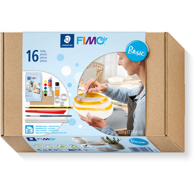 FIMO Knete Air Basis-Set 500g 81Set01 15 teilig