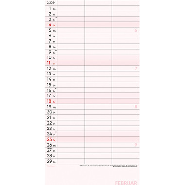 ALPHA EDITION Planer für 2 XL 103625 DE, 22x45cm 2024