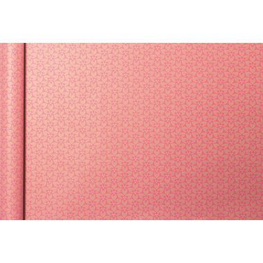 CLAIREFONTAINE Tiny Rolls Kraft rosa Blumen 223828C 70g, 5x0.35m