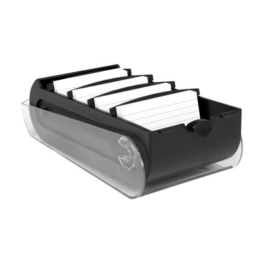 BIELLA Karteikartenbox Bunny Box A7 20879102U schwarz 250x132x85mm