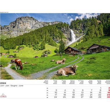 CALENDARIA Panorama 2024 43494591 D/F/I/E, 40x31cm