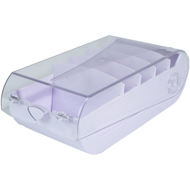 EXACOMPTA Karteikartenbox Bunny Box A8 5336423D malve/transp. 195x100x62mm