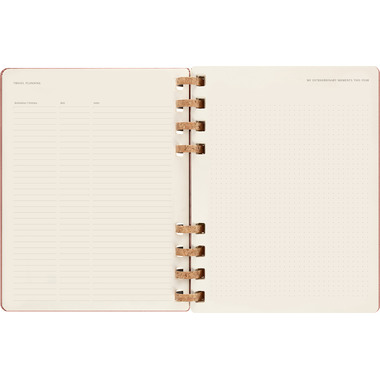 MOLESKINE Wochen-Monatskalender life2024 56598856354 crush almond, HC, XL