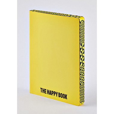 NUUNA Notizbuch Graphic A5 53375 Happy Book,Punkte,256 S.