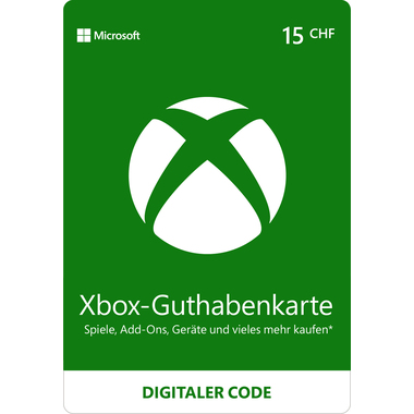 Digital gift card Microsoft Xbox 15 CHF