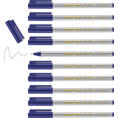 EDDING Fineliner 89 officeliner 0,3mm 89-3 blau