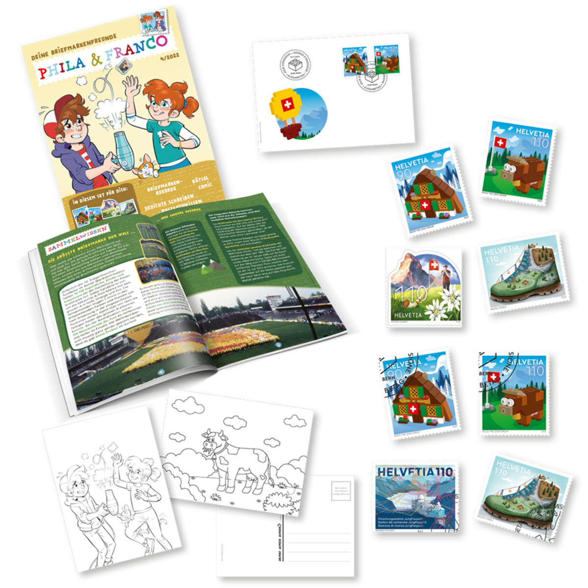 Phila & Franco set philatélique pour enfants Banner