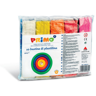 MOROCOLOR Knetmasse Primo 269PP10 10x55g ass.