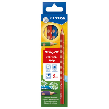 LYRA Farbstifte Groove 3811050 5 Farben