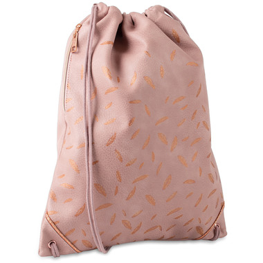 ROOST Gym bag zip 23x1x40cm 500557 Midnight gold, soft pink
