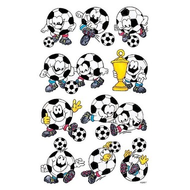 Z-DESIGN Sticker Kids 53392 Fussball 2 Stück