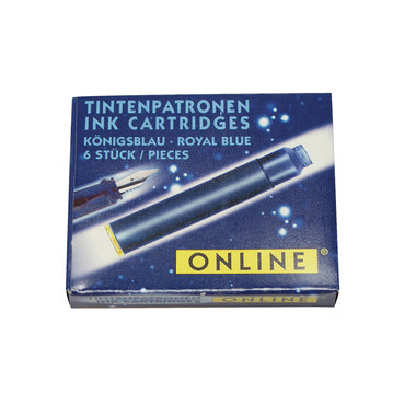 ONLINE Cart. encre Standard 17012/48 Royal Blue 6 pcs.