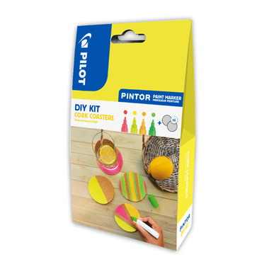 PILOT Marker Pintor Set 1.4mm WLT572534 Kork Untersetzer