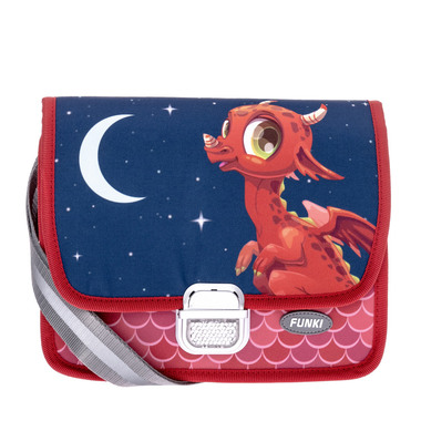 FUNKI Kindergarten-Tasche rot 6020.04 RubyDragon 26x20x7cm