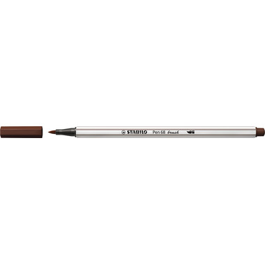 STABILO Stylo Fibre 68 brush 568/45 brun