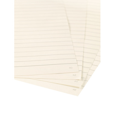 TRANSOTYPE senseBook FLAP REFILL A6 75510601 liniert, S, 135 Seiten beige