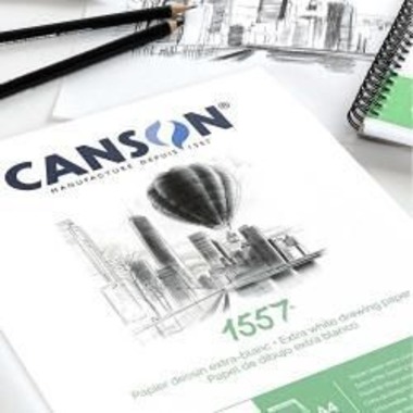 CANSON Skizzenblock 1557 A5 204127413 50 Blatt, geleimt, 180g