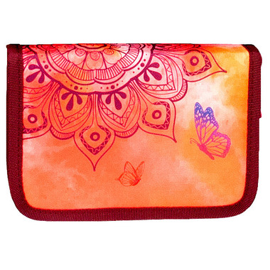 FUNKI Etui Mandala 6012.518 orange/dunkelrot 205x140x45mm