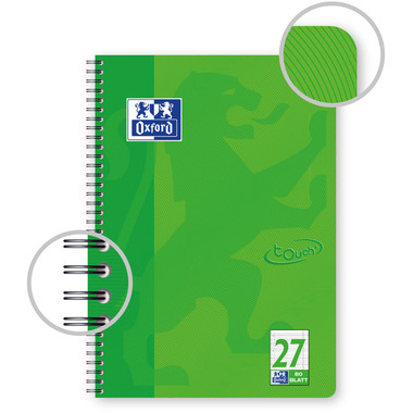 OXFORD Collegeblock Touch A4+ 400086494 rigato, 90g 80 fogli