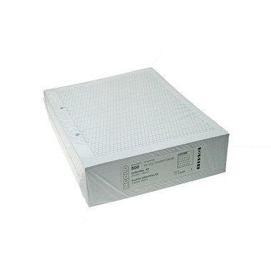 INGOLD-BIWA Ringbucheinlagen E5 02.322.552 weiss 90g 5x5mm kar. 500 Blatt