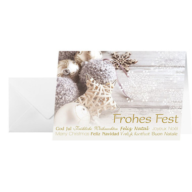 SIGEL Weihnachts-Karten Feeling DS034 A6 (A5), +Umschläge 10 Stück