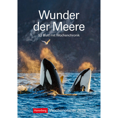 HARENBERG Wochenplaner Meere 2024 3310179 25x35.5cm