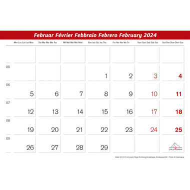 CALENDARIA Eisenbahn 2024 43494602 D/F/I/E, 31.5x23cm