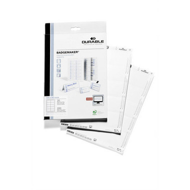 DURABLE Etiketten Badgemaker 145902 61/122x150mm 40 Stück