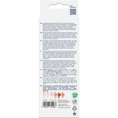 FABER-CASTELL Goldfaber Dual Marker 164523 Portrait, 6 couleurs