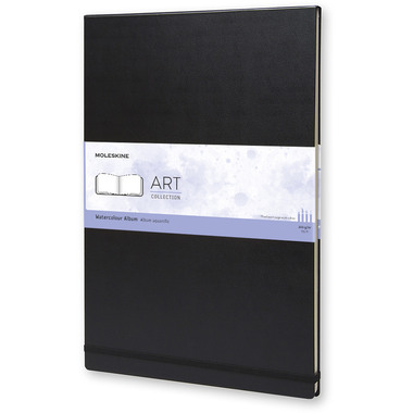MOLESKINE Aquarell-Skizzenbuch A3 197-7 schwarz