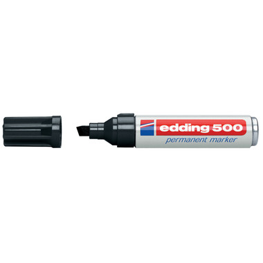 EDDING Permanent Marker 500 2-7mm 500-1 schwarz