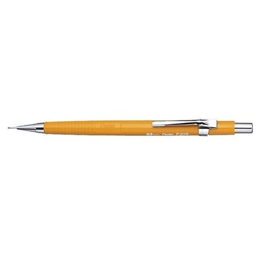 PENTEL Druckbleistift Sharp 0.9mm P209-G gelb mit Radiergummi HB
