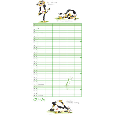 DUMONT Yoga für Kühe 205202 22x49cm 2024