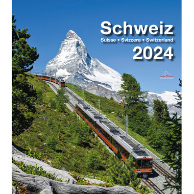 CALENDARIA Schweiz 2024 43494638 D/F/I/E, 21x24cm