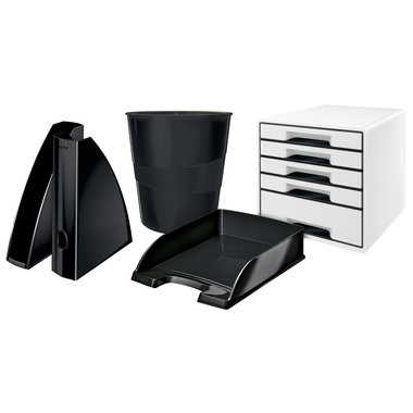 LEITZ Briefkorb WOW A4 5226-30-95 schwarz