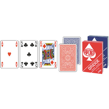 AGMÜLLER Bridge Apollo 57x89mm 106801218 rot 55 Karten
